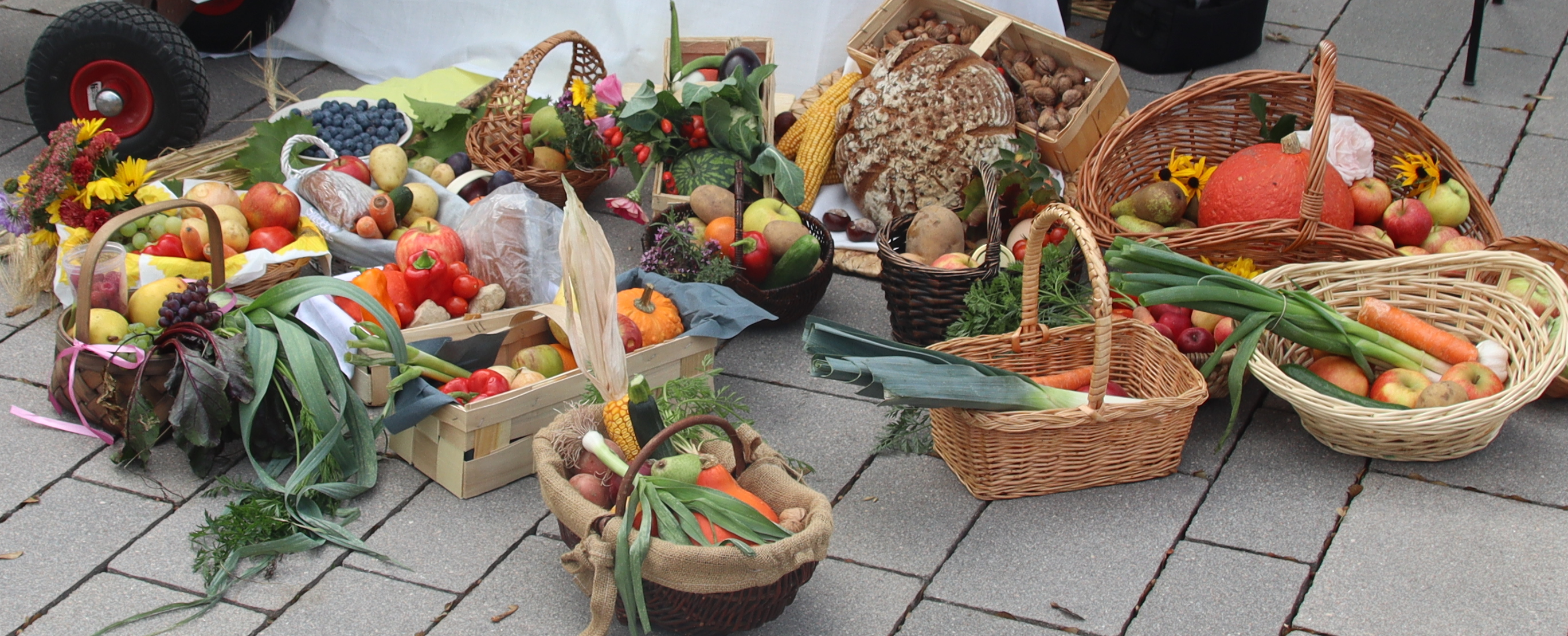 Erntedank mit Körbchenweihe